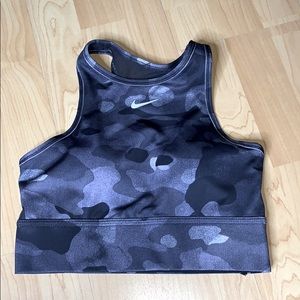 Nike Black Camo Sports Bra